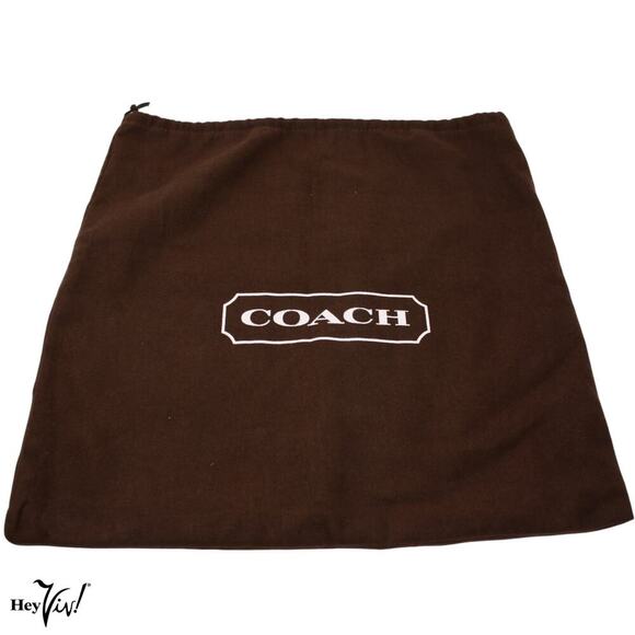 Vintage Gramercy Coach Clutch Purse Leather Made Italy Wheat Dust Bag Style 7000 - Picture 7 of 13